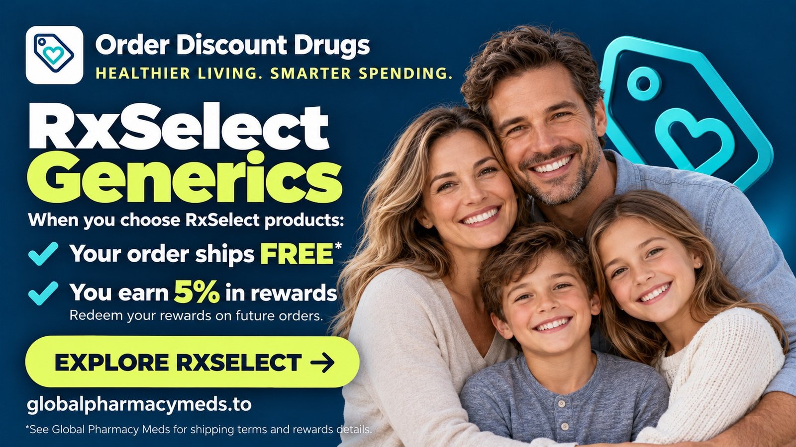 Explore RxSelect Generics at Global Pharmacy Meds. See shipping and rewards terms.